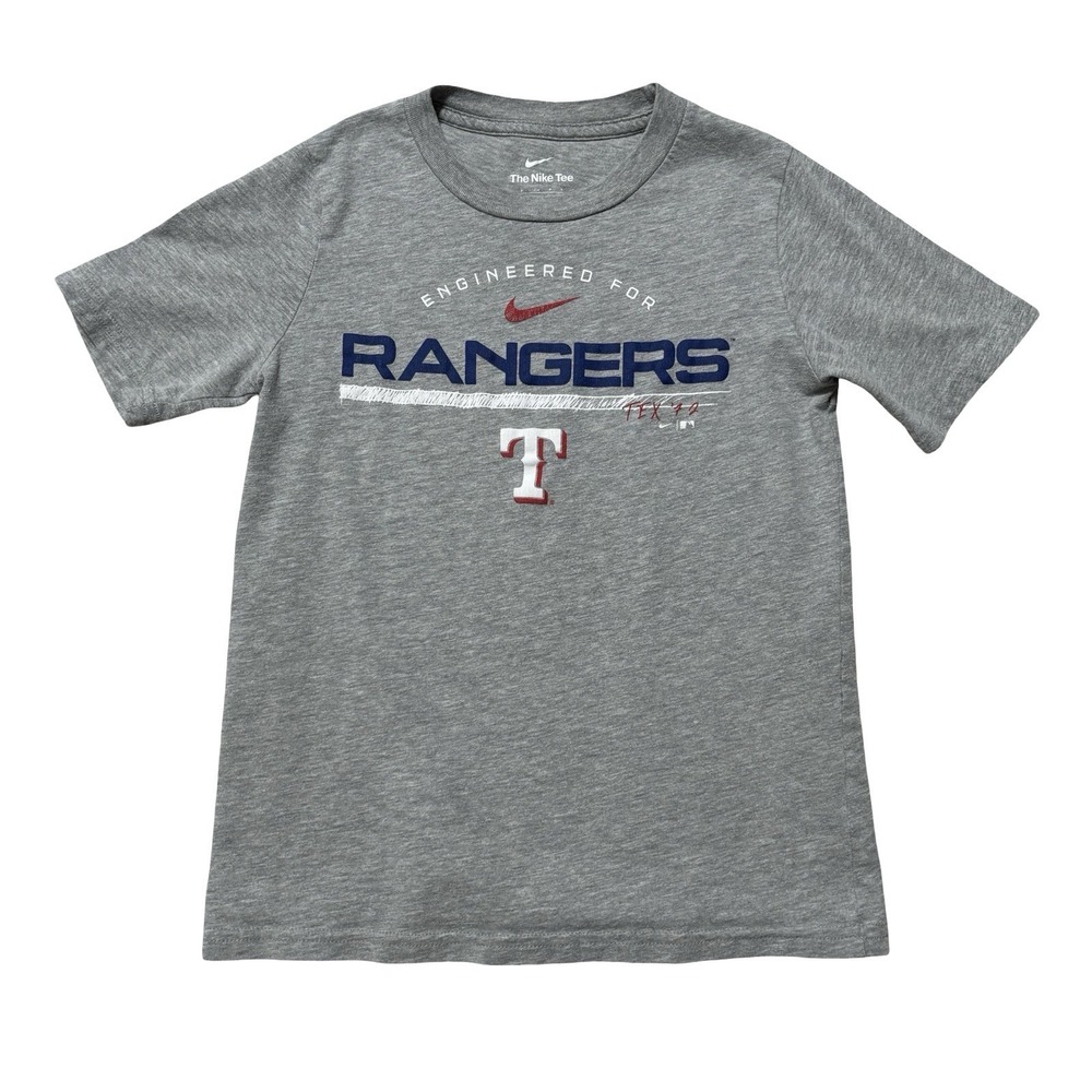 Nike x Texas Rangers Little Kids Graphic T Shirt Size Small 14 x 20